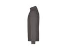 JN Round-Neck Zip JN352 100%BW, carbon, Größe L
