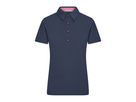 JN Ladies' Traditional Polo JN715 navy/red-white, Größe L