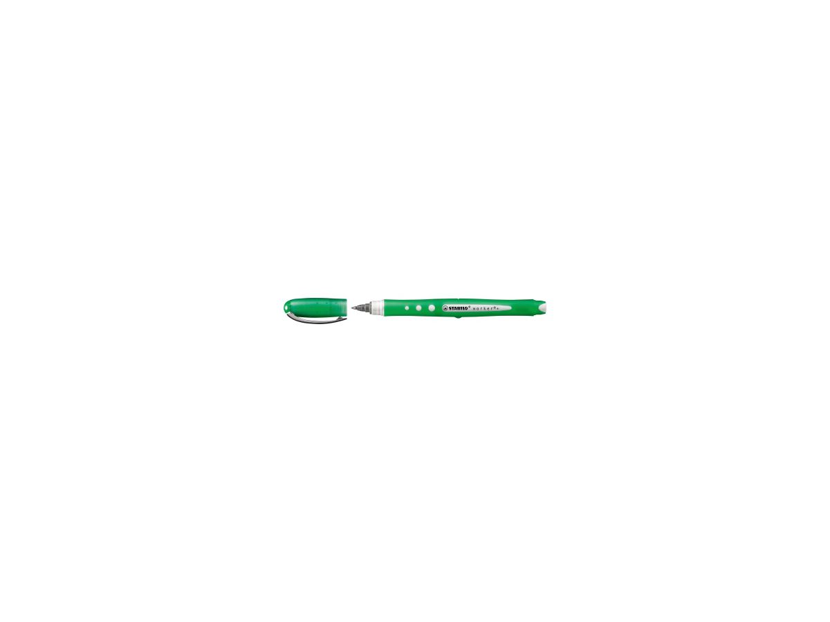 STABILO Rollerball worker colorful 2019/36 0,5mm Kappenmodell grün