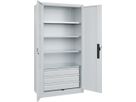 CP Schwerlastschrank Acurad 3SL 4 Böden B1000xT500xH1950mm RAL 7035/7035