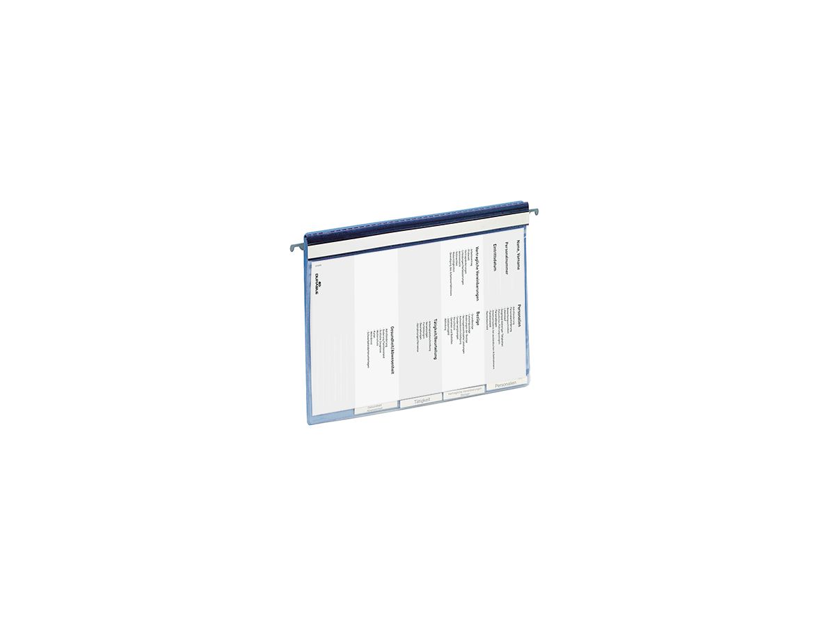 DURABLE Personalhefter DIN A4 255406 5fach Unterteilung blau
