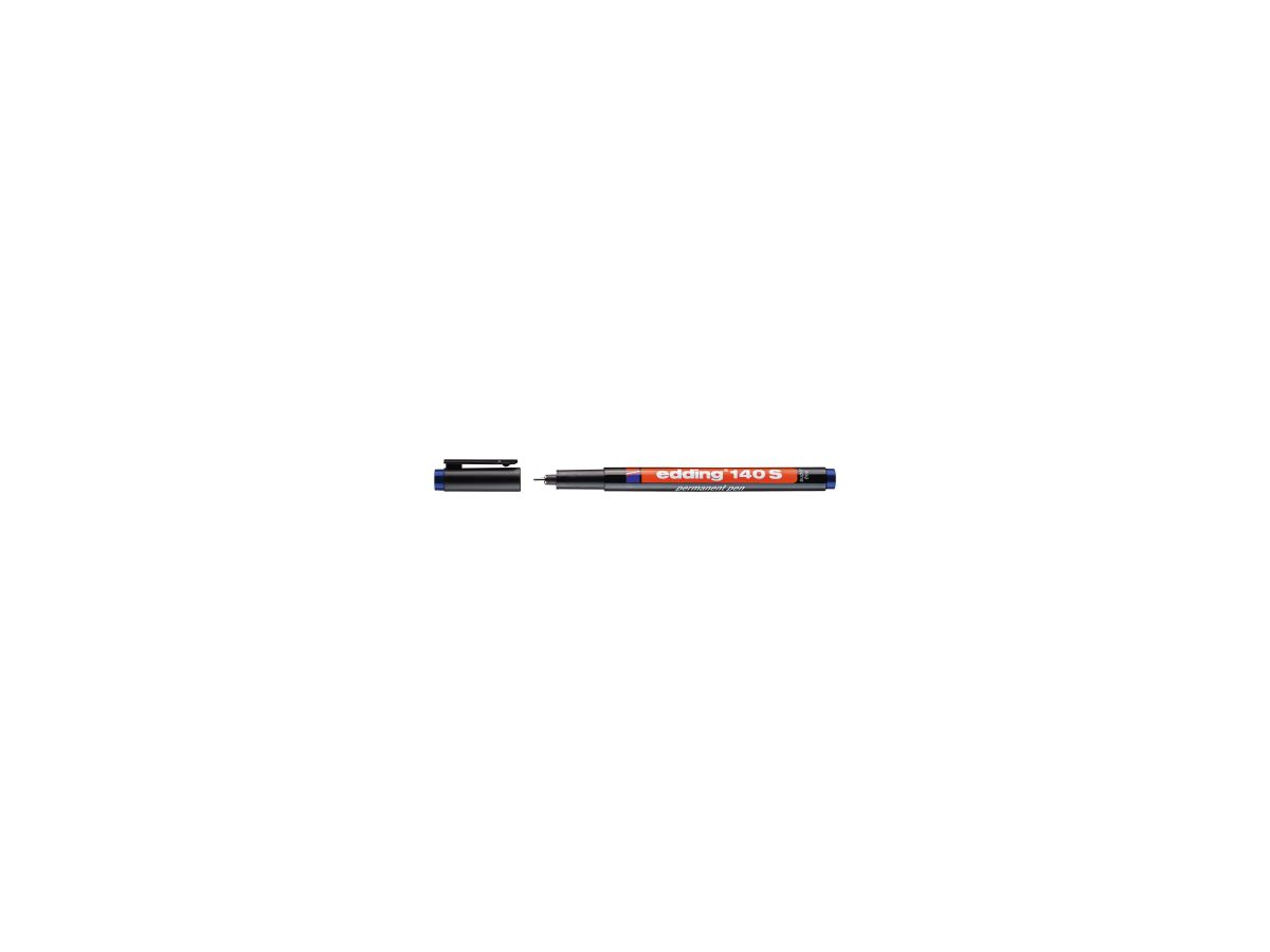 edding Folienschreiber 140 S 4-140003 0,3mm permanent blau