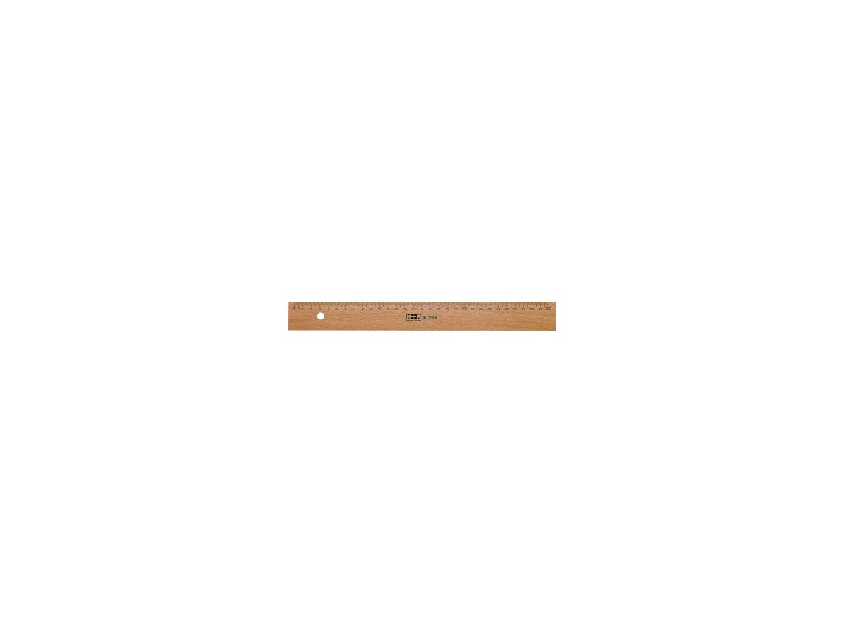 M+R Lineal 19300000 30cm Holz Metalleinlage
