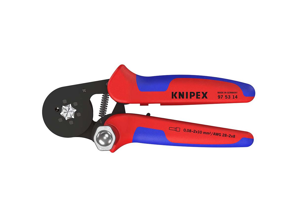 KNIPEX Selbsteinstellende Crimpzange f. Aderendhülsen