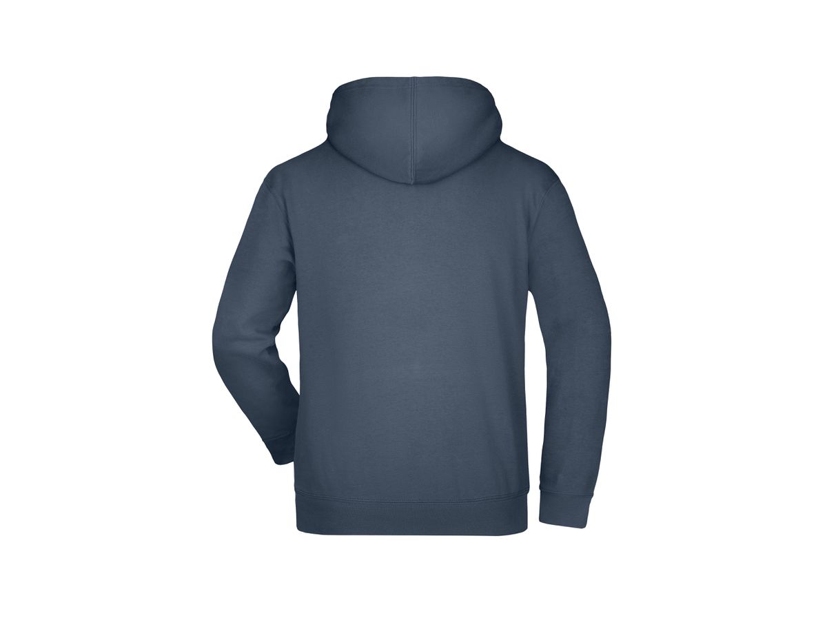 JN Hooded Sweat JN047 80%BW/20%PES, carbon, Größe M