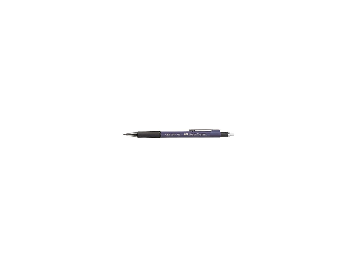 Faber-Castell Druckbleistift GRIP 134551 0,5mm B metallic/blau
