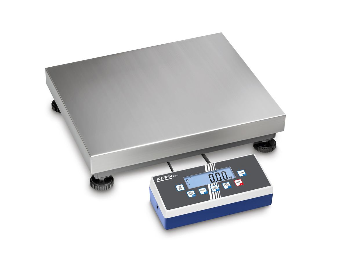 KERN Industrie-Plattformwaage EOC 60K-2L Wägeber. 30kg, 60kg, Ablesb. 10g, 20g