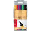 STABILO Fineliner point 88 8810 0,4mm farbig sortiert 10 St./Pack.