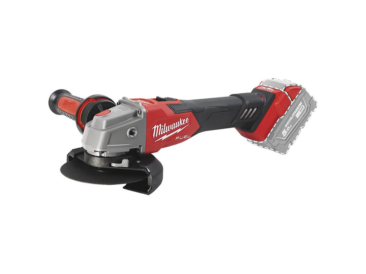 MILWAUKEE Akku-Winkelschleifer M18FSAGV125XB-0X, Solo, in HD Box