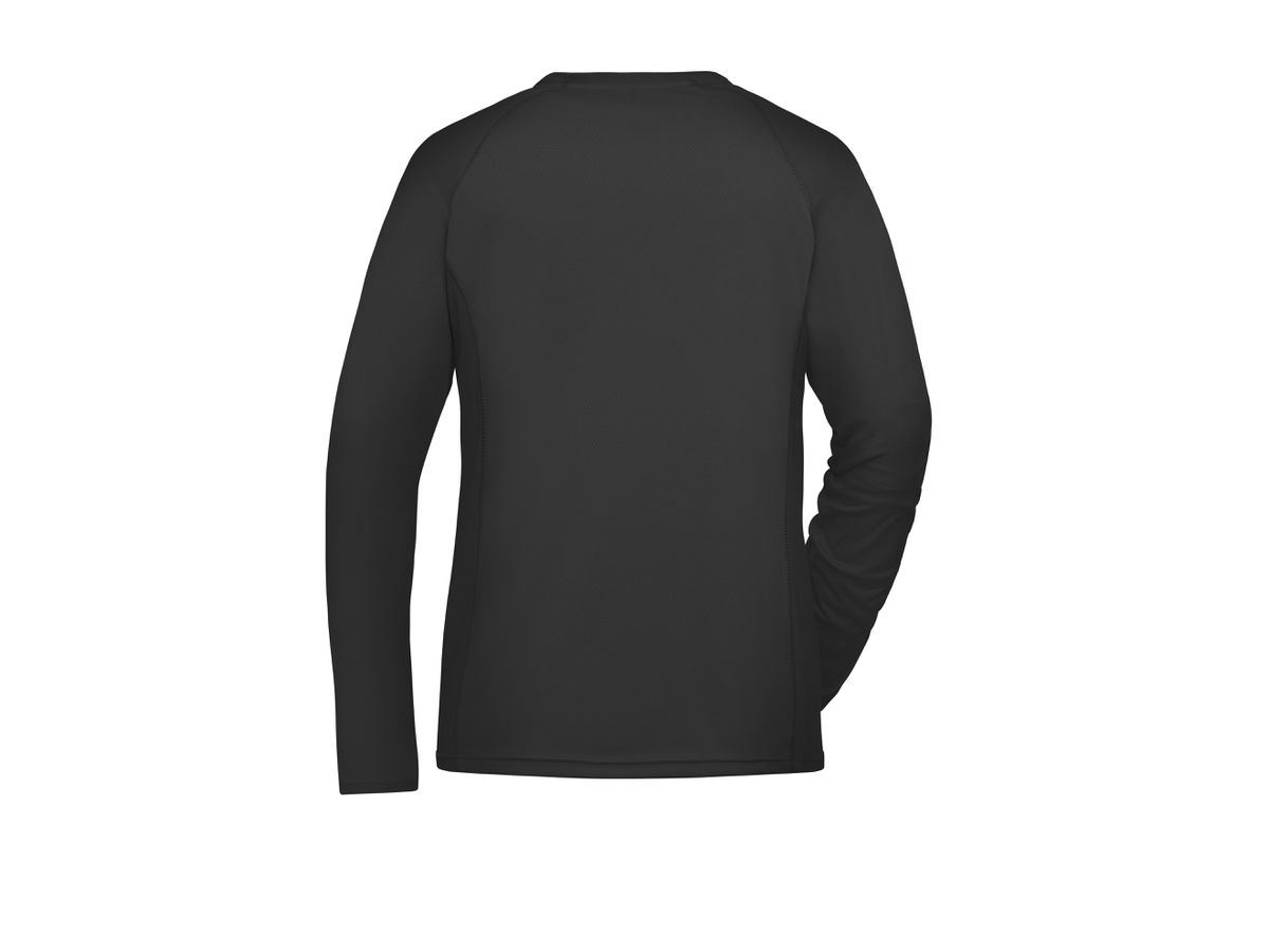 JN Damen Langarm Sportshirt JN521 black, Größe L