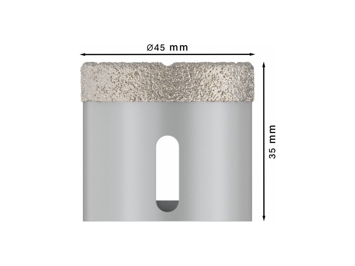 BOSCH X-LOCK Dry Sp. Dia-TrockenbohroneWS, 45mm