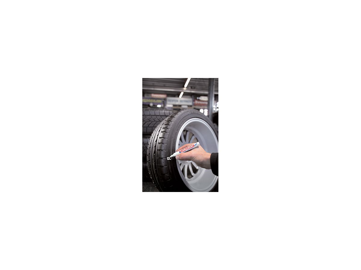 edding Reifenmarker 8050 4-8050049 2-4mm Rundspitze weiß
