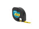 DYMO Schriftbandkassette LetraTag S0721620 12mmx4m sw auf ge