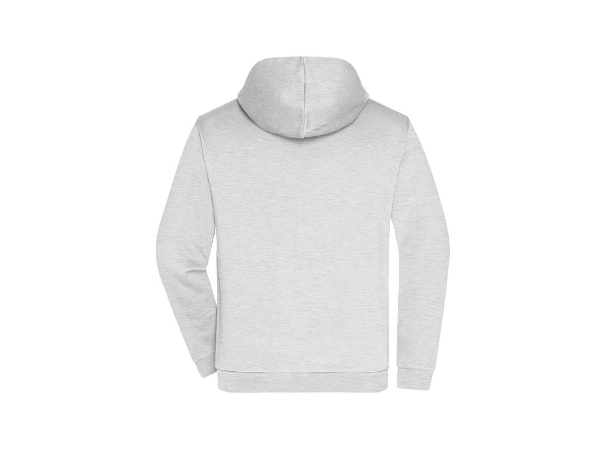 JN Promo Zip Hoody Men JN756 80%BW/20%PES ash Gr. M