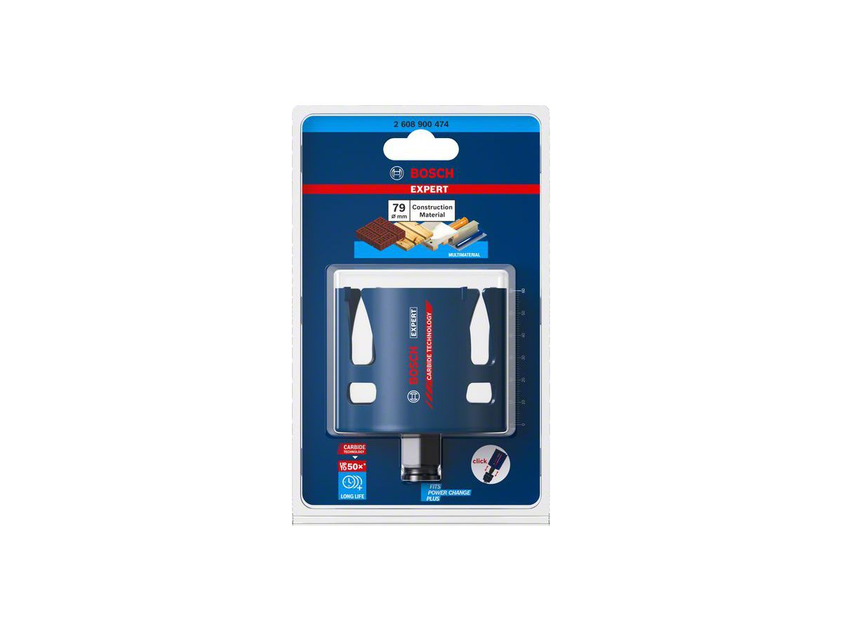 BOSCH Lochsäge EXPERT ConstructionMat 79 mm