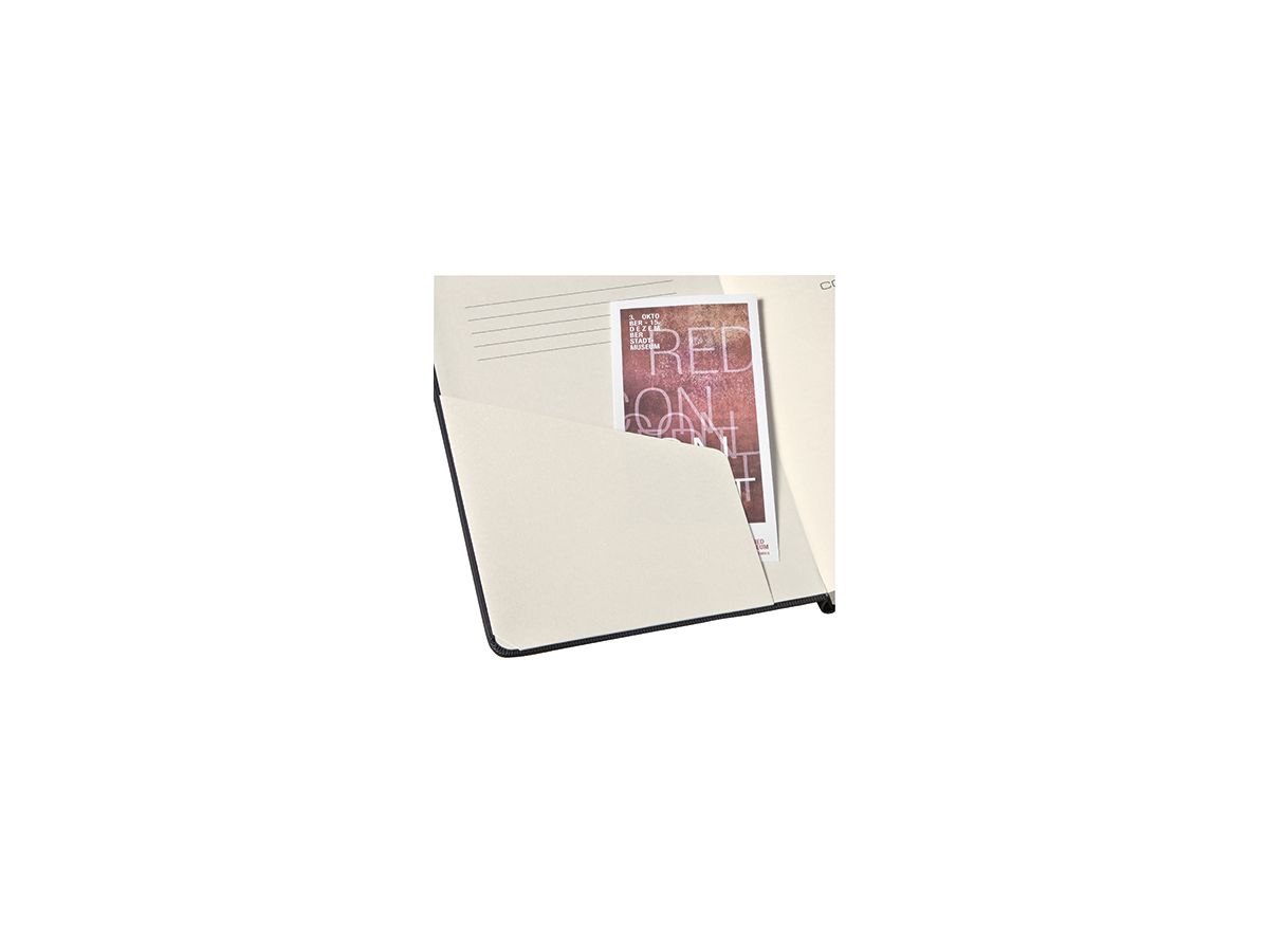 Sigel Notizbuch Conceptum CO161 DIN A5 Hardcover kariert schwarz