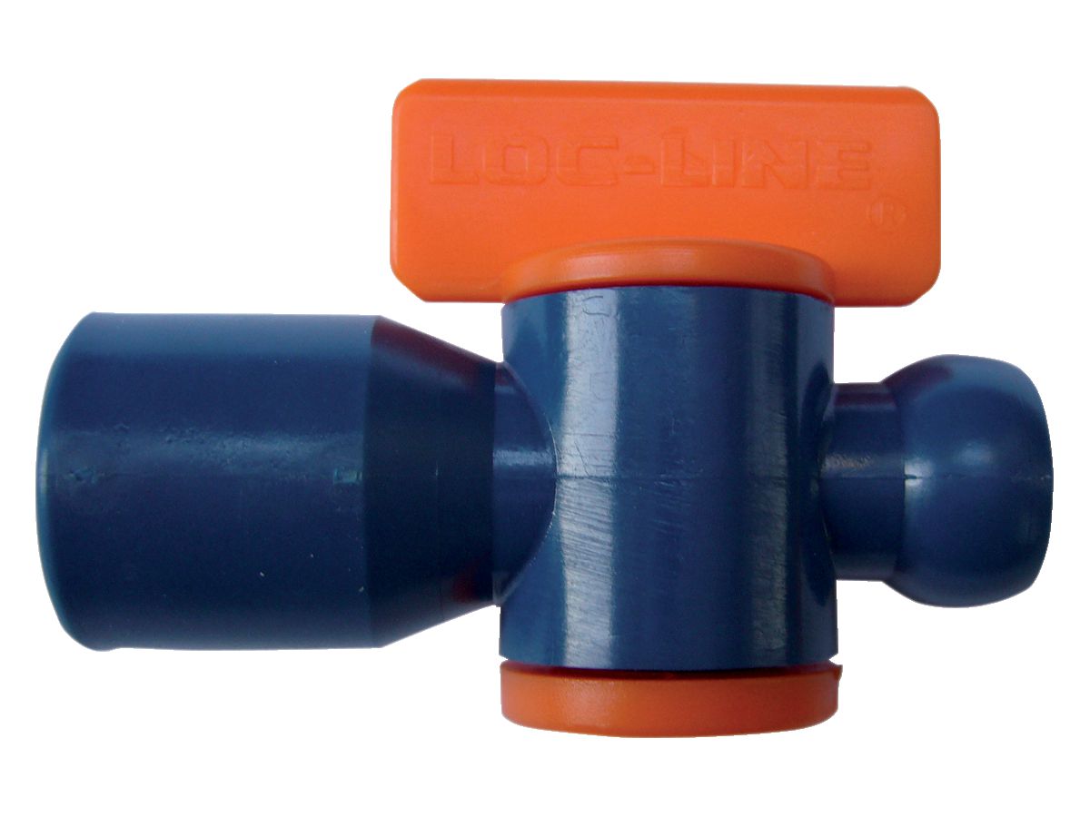 Coolant hose stop valve 1/4" NPT IG. 2pc. IBT