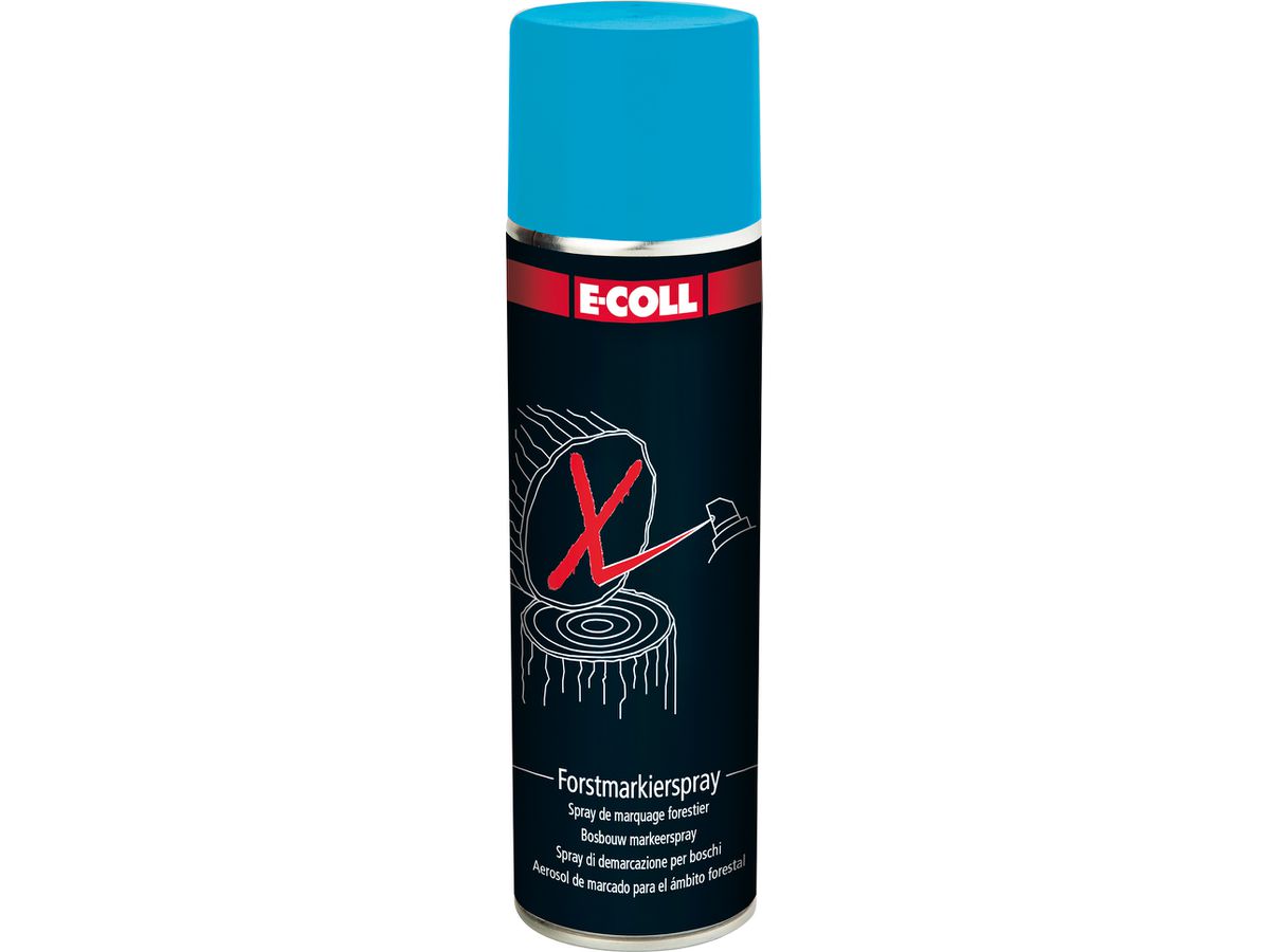 E-COLL Forstmarkier-Spray, leuchtblau 500ml Spraydose