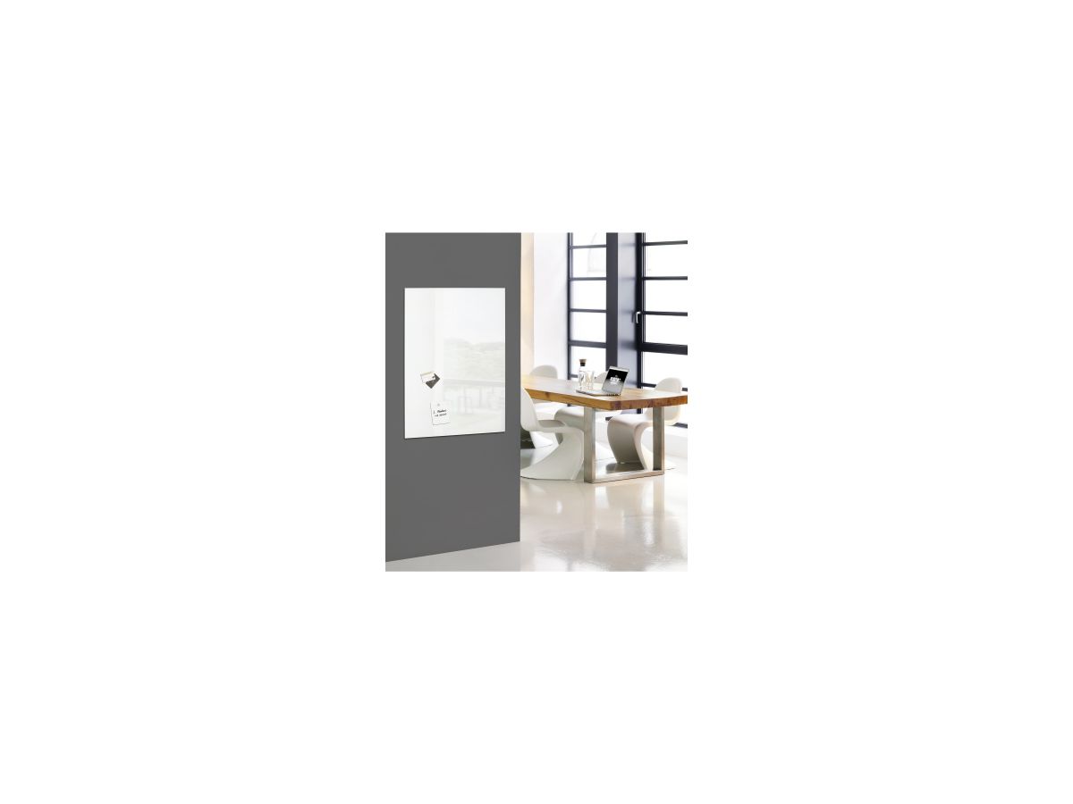 Sigel Multifunktionstafel artverum GL131 78x48cm Glas weiß