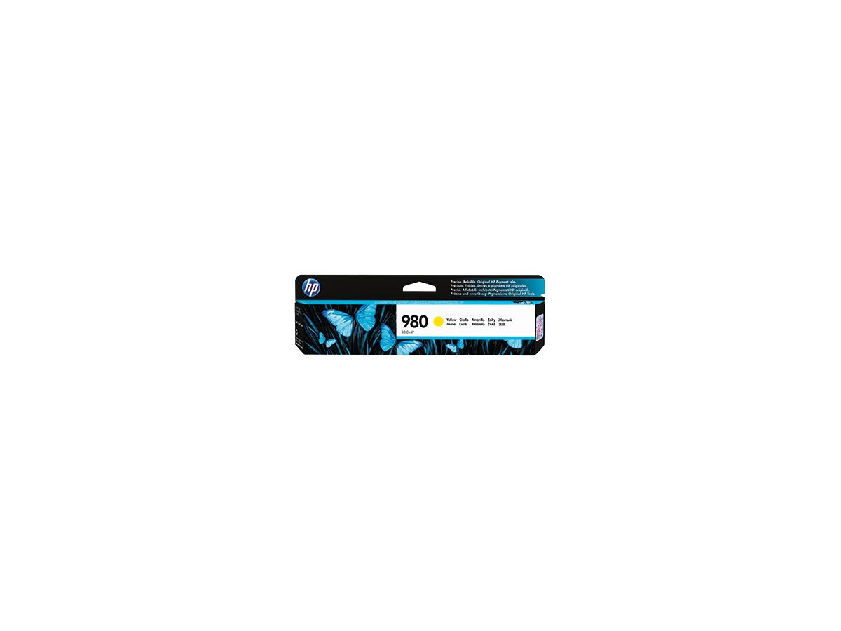 HP Tintenpatrone D8J09A 980 6.000Seiten gelb