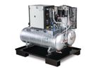 Airkraft Kolbenkompressor mit Kältetrockner und 2x100 Liter Kessel