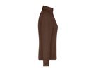 JN Ladies' Fleece Jacket JN781 brown, Größe S