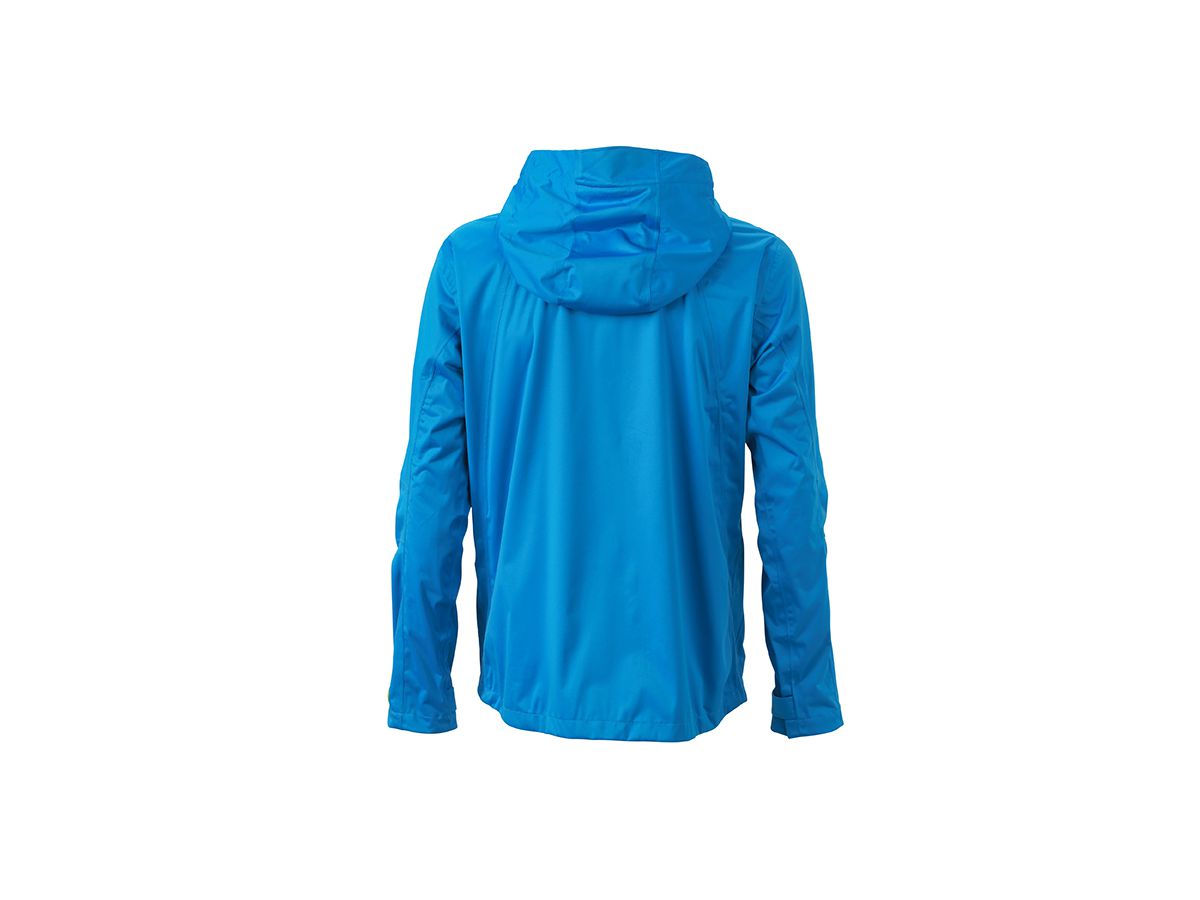 JN1098 Men's Outdoor Jacket Fb. aqua/acid-yellow  Gr. 2XL