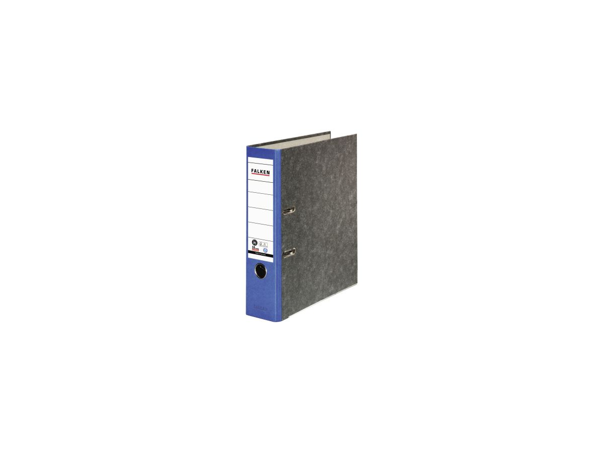 Falken Ordner S80 80024607 DIN A4 80mm RC Pappe blau