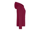 JN Promo Zip Hoody Lady JN755 80%BW/20%PES wine Gr. 3XL