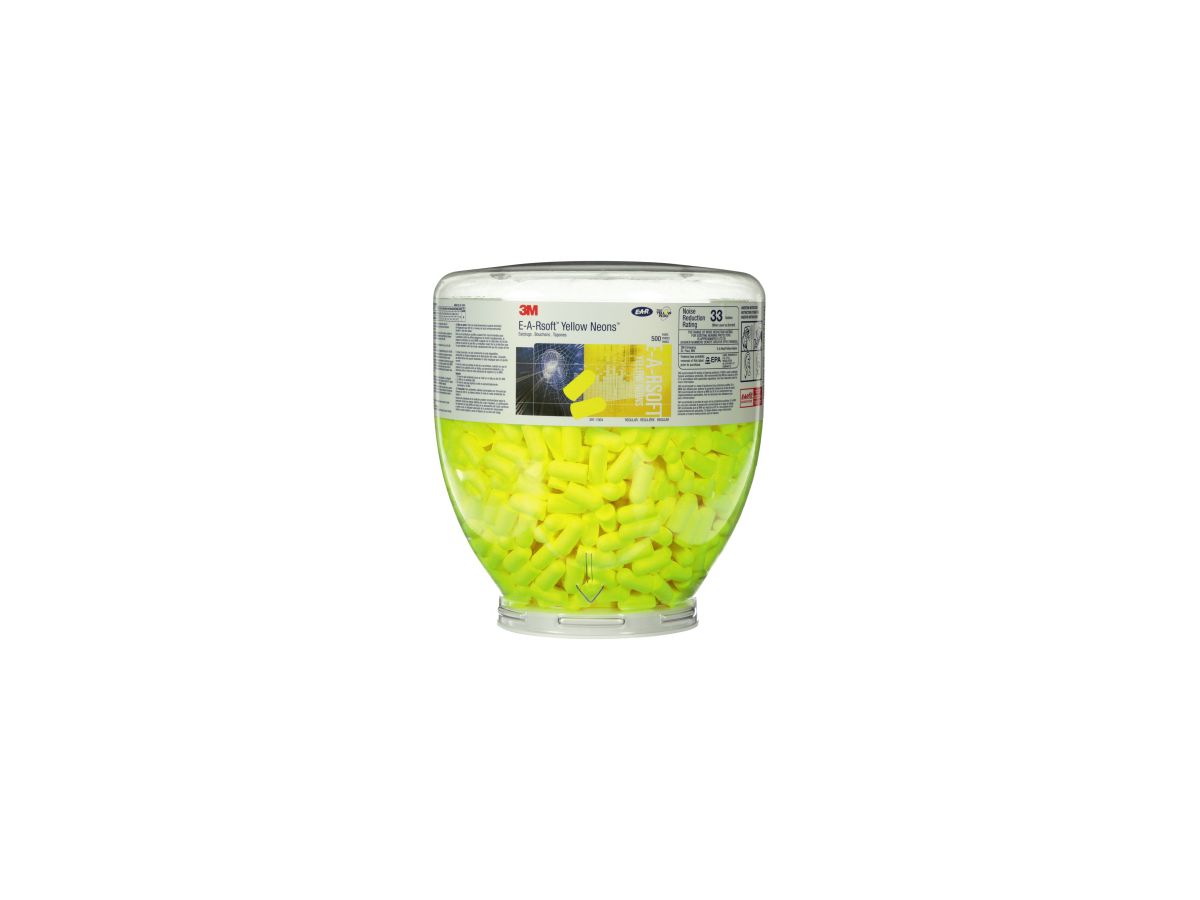 Refill-Aufsatz EAR Soft yel.Neons (a 500 Paar)