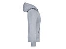 JN Ladies Hooded Sweat JN051 80%BW/20%PES, grey-heather, Größe S