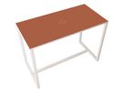 easyDesk Stehtisch TD114.13.18P 110x114x75cm rot