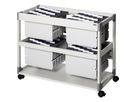 DURABLE Hängemappenwagen TROLLEY 200 MULTI DUO 379210 lichtgrau