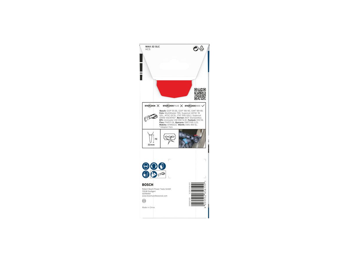 BOSCH PRO MAII 32 SLC Blatt 32 x 70 mm