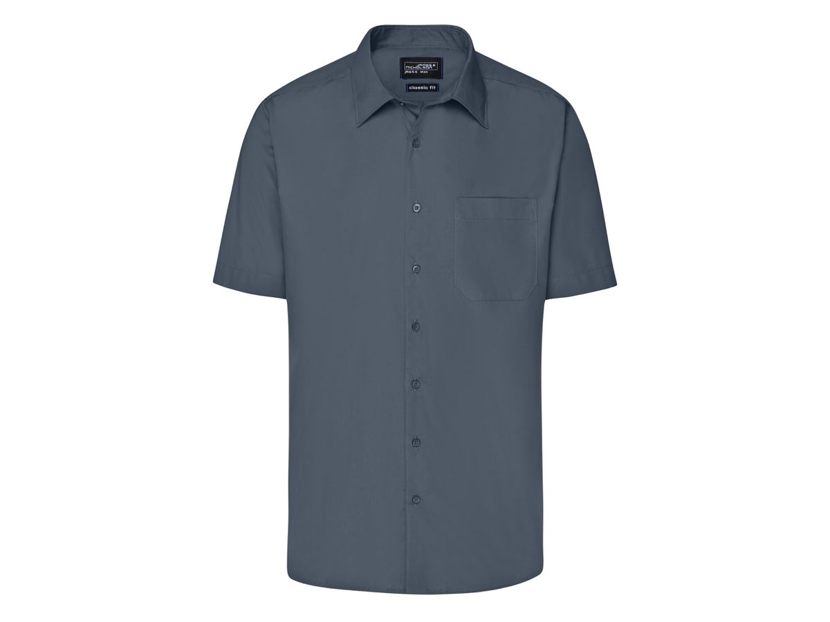 JN Herren Business Shirt JN644 carbon, Größe S