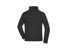 JN Mens Structure Fleece Jacket JN597 100%PES, black/carbon, Größe M