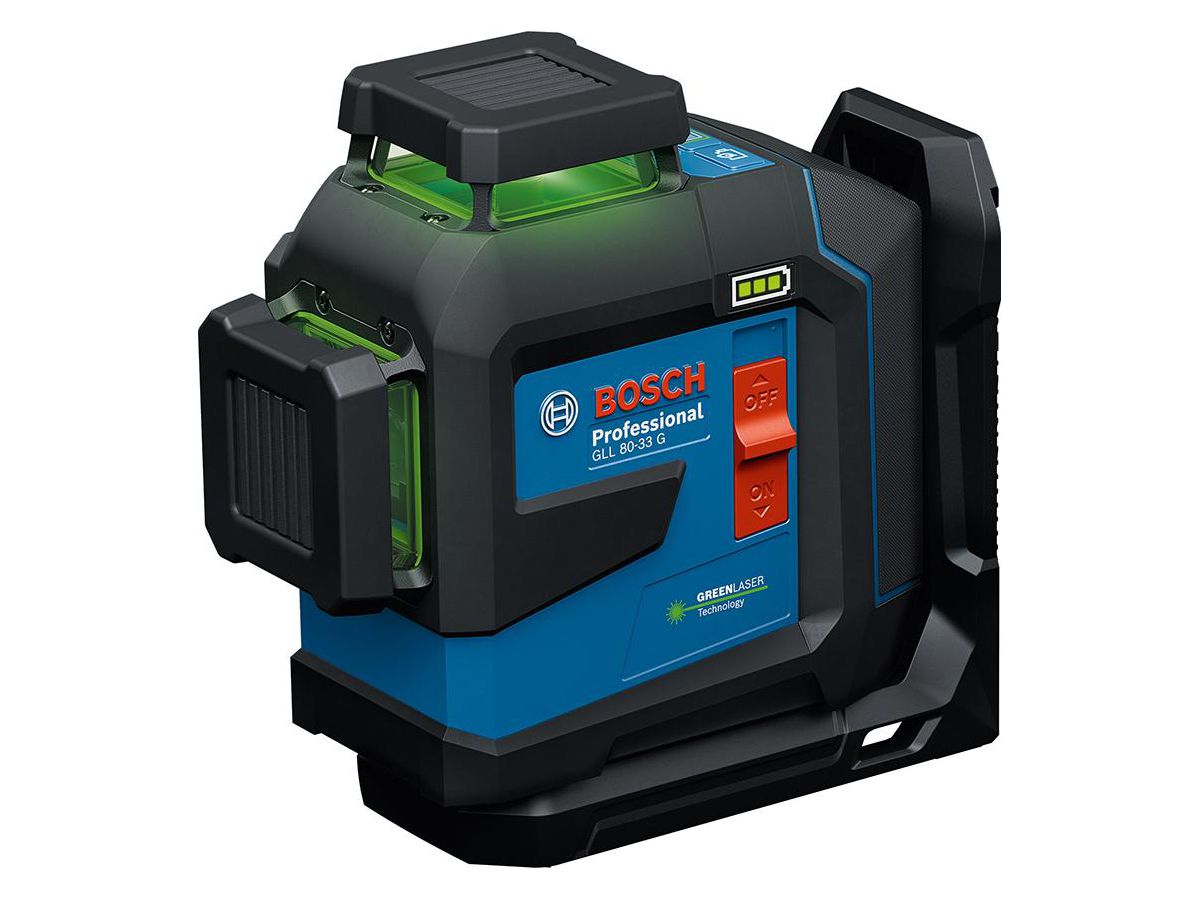 BOSCH Linienlaser GLL 80-33 G Tafel, Koffer, LB 10, DK 20, USB Akku