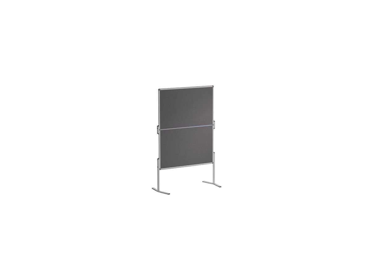 Franken Moderationstafel Pro MT880312 120x 50cm Filz grau