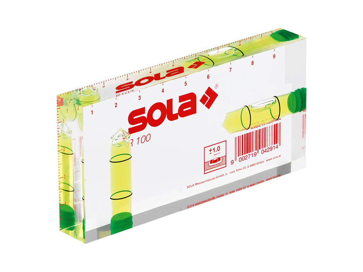 SOLA Kleinwasserwaage R100 10 cm