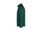 JN Herrenfleece Jacke JN862 dark-green-melange/black, Größe M