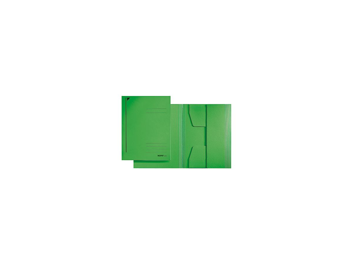 Leitz Jurismappe 39240055 DIN A4 3Klappen Colorspankarton grün