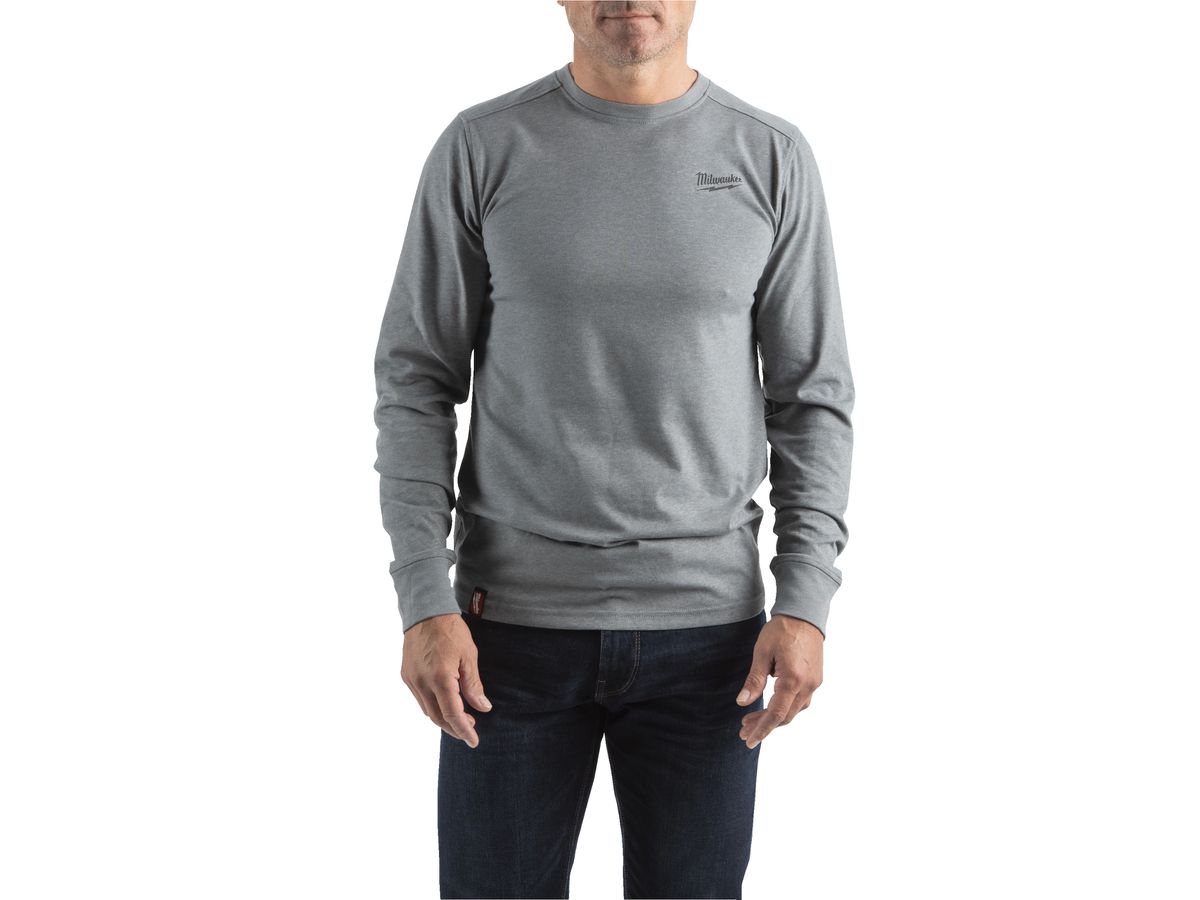MILWAUKEE Hybrid Langarmshirt HTLSBL grau Gr. XL