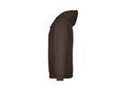 JN Hooded Sweat JN047 80%BW/20%PES, brown, Größe L