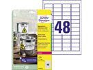 Avery Zweckform Folienetikett L4778-20 weiß 960 St./Pack.
