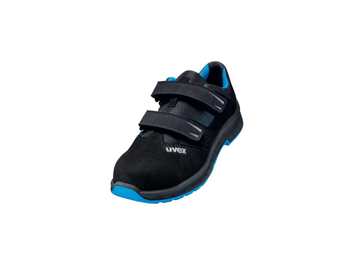 UVEX 2 trend Sandale S1P SRC blau, schwarz Gr. 39 Weite 12 Nr. 6936.3