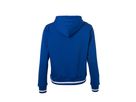 JN Ladies' Club Hoody JN777 royal/white, Größe XXL