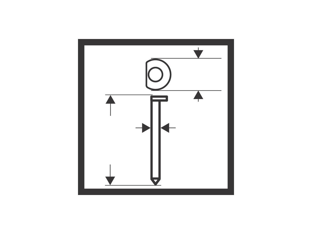 BOSCH Senkkopf-Stift 34° 1.8/15g SK64-34 38NR, VE 4000