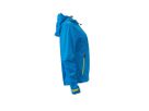 JN Ladies Outdoor Jacket JN1097 100%PES, aqua/acid-yellow, Größe L