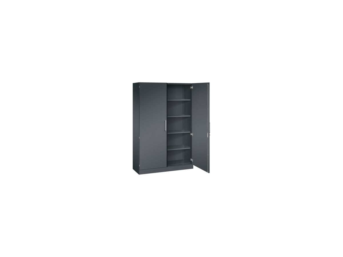 C+P Aktenschrank 141001000S10031 1980x1200x435mm sgr/sgr