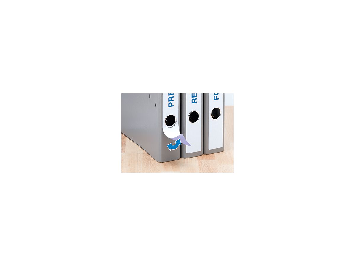 HERMA Ordneretikett Movables 10185 lang/breit sk weiß 75 St./Pack.